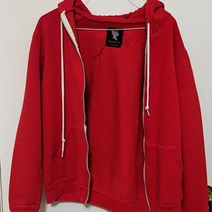 OVERSIZED TALULAH RED HOODIE